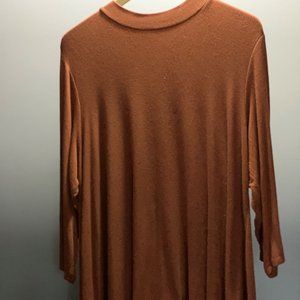 Burnt orange blouse